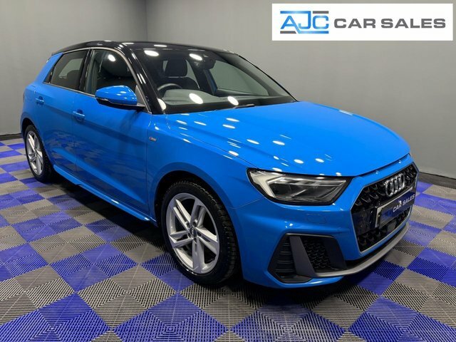 Audi A1 2020 1.0 Tfsi 30 S Line Sportback S Tro KT69TJU Blue #2