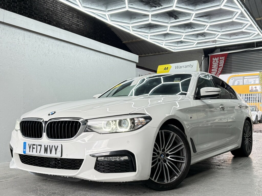 BMW 5 Series Saloon 2.0 520D M Sport Saloon Apply For Finance White