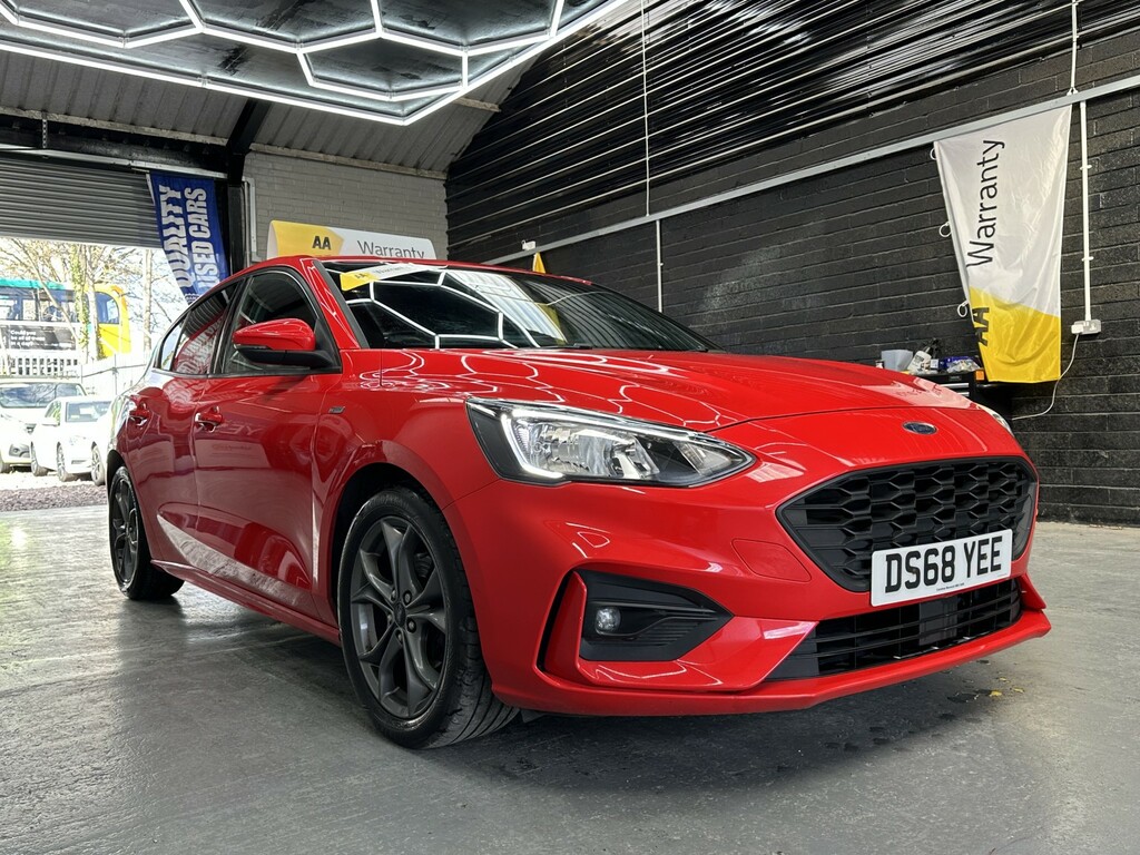 Ford Focus Hatchback 1.0 T Ecoboost St-line Apply For Financ DS68YEE Red #6