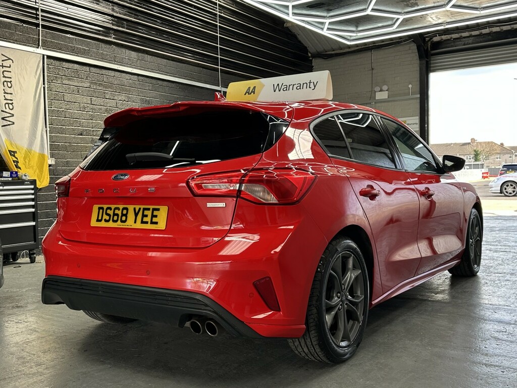 Ford Focus Hatchback 1.0 T Ecoboost St-line Apply For Financ DS68YEE Red #5