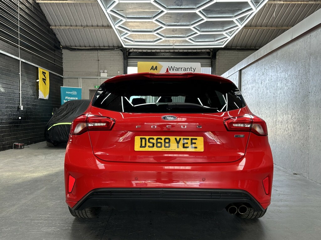Ford Focus Hatchback 1.0 T Ecoboost St-line Apply For Financ DS68YEE Red #4