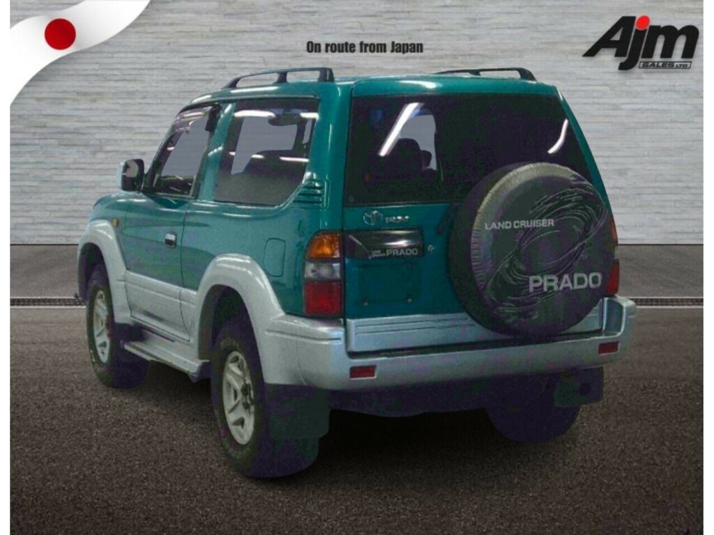Toyota Land Cruiser Prada U874 Green #2