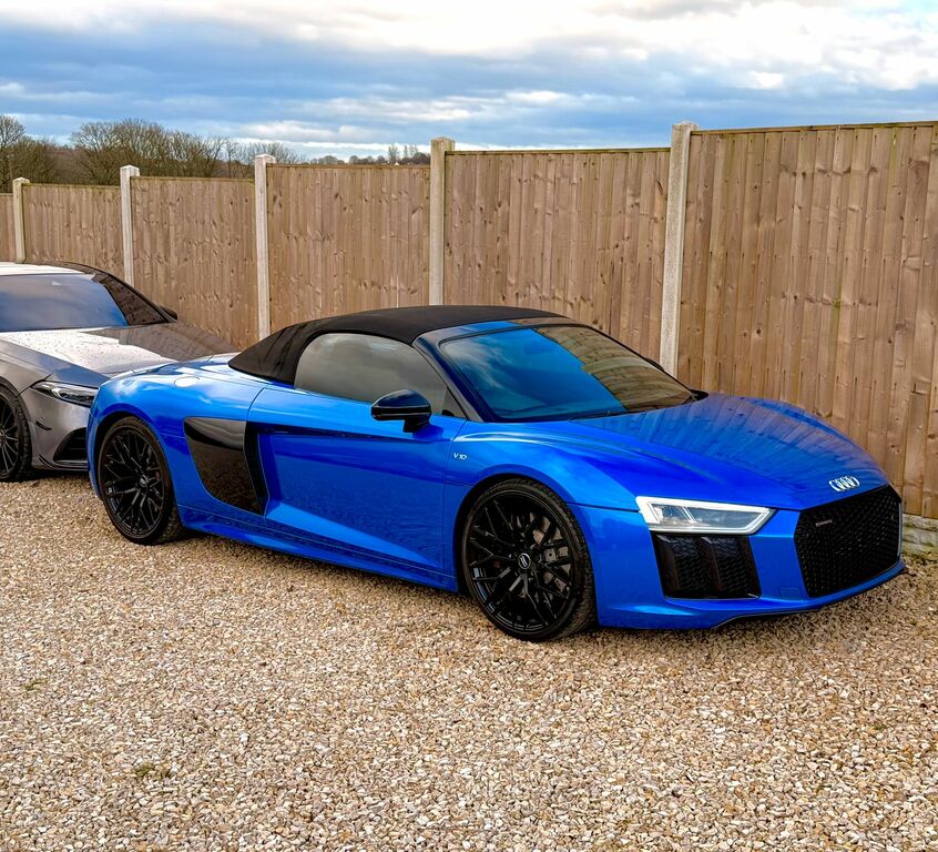 Audi R8 5.2 Fsi V10 Spyder S Tronic Quattro Eur AO66FGK Blue #2