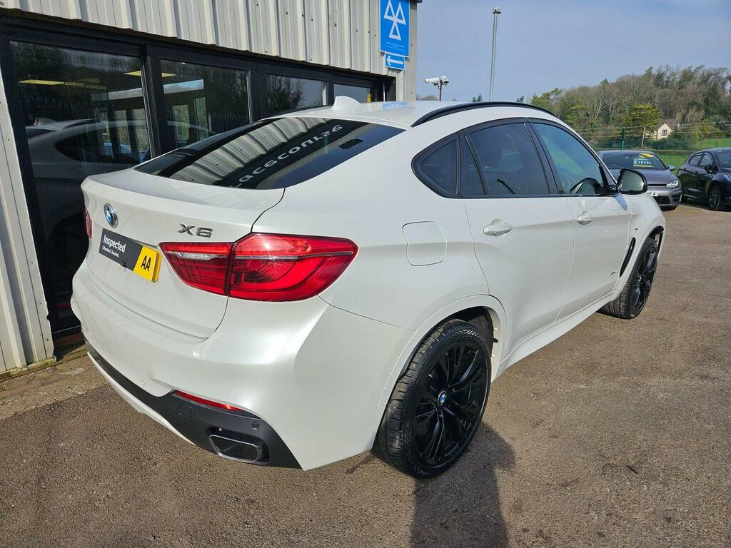 BMW X6 Suv 3.0 30D M Sport Xdrive Euro 6 Ss YG18GVW White #6