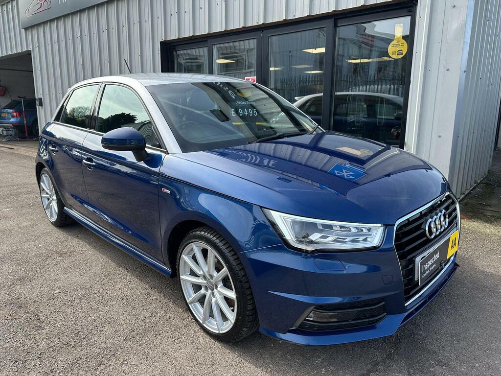 Audi A1 Hatchback 1.4 Tfsi S Line Sportback Euro 6 Ss 5 GC65KOV Blue #2