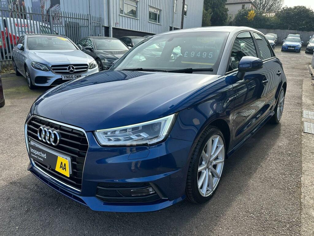 Audi A1 Hatchback 1.4 Tfsi S Line Sportback Euro 6 Ss 5 GC65KOV Blue #5