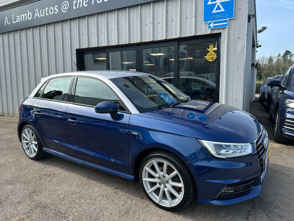 Audi A1 Hatchback 1.4 Tfsi S Line Sportback Euro 6 Ss 5 GC65KOV Blue #3