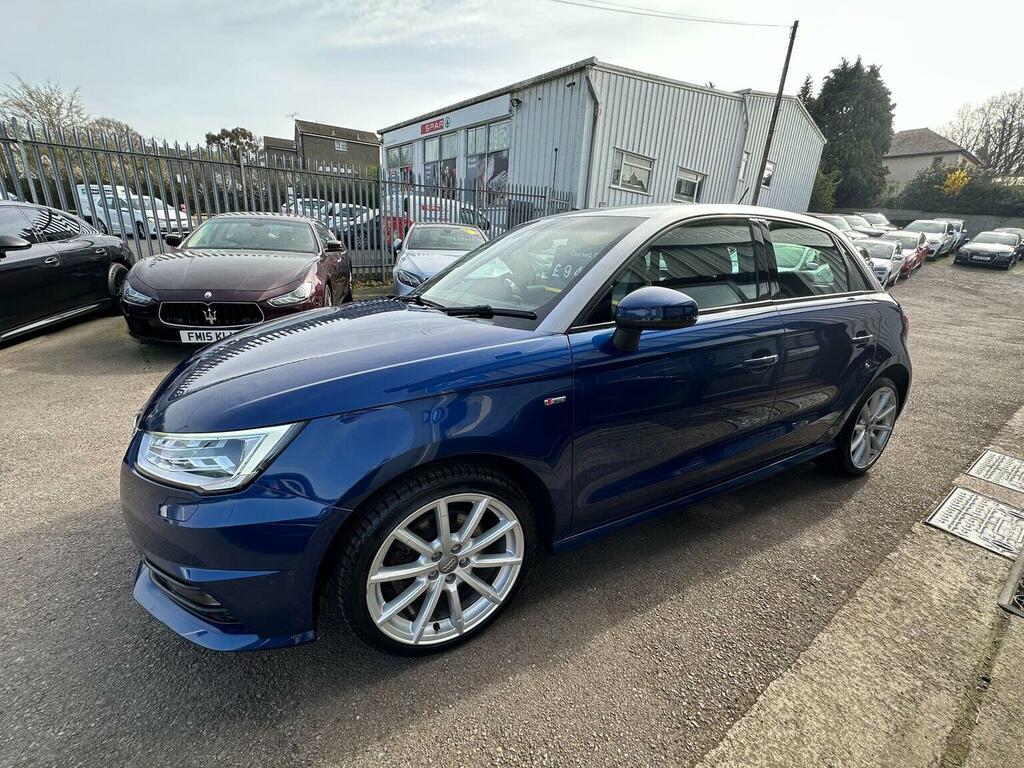 Audi A1 Hatchback 1.4 Tfsi S Line Sportback Euro 6 Ss 5 GC65KOV Blue #6