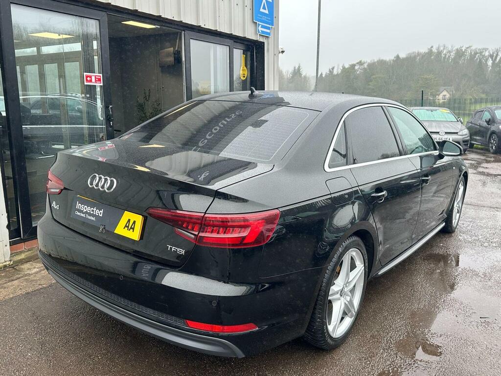 Audi A4 Saloon 1.4 Tfsi S Line Euro 6 Ss 201767 YS67MXA Black #5