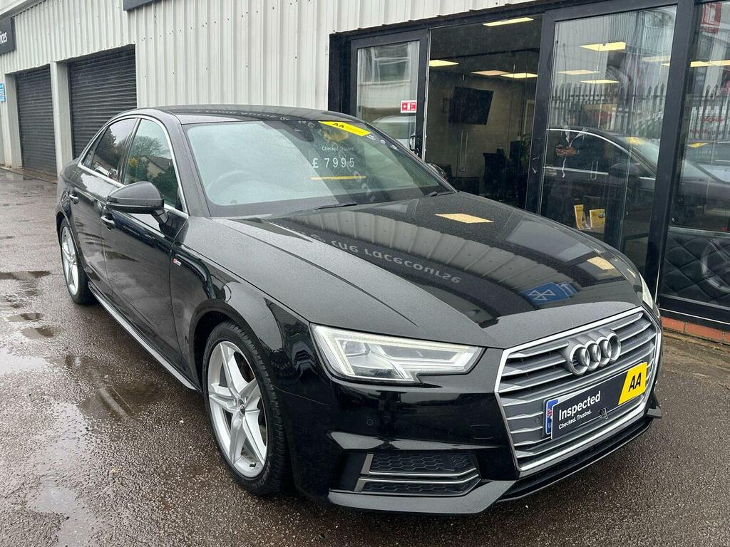 Audi A4 Saloon 1.4 Tfsi S Line Euro 6 Ss 201767 Black