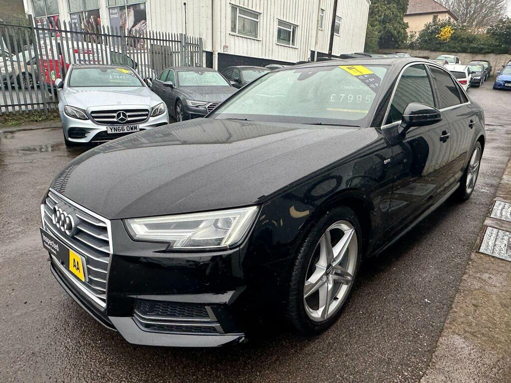 Audi A4 Saloon 1.4 Tfsi S Line Euro 6 Ss 201767 YS67MXA Black #4