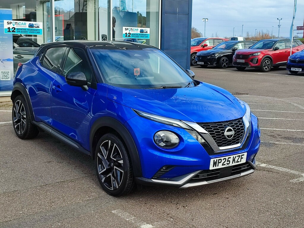 Nissan Juke 1.0 Dig-t Tekna Dct Blue