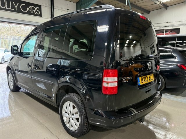 Volkswagen Caddy Life 2013 1.6 Tdi Cr Mpv Dsg Euro 5 102 Ps Black #5