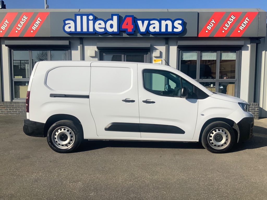 Peugeot Partner 1.5 Bluehdi L2 H1 Professional Premium Plus A C KM73ECX White #6