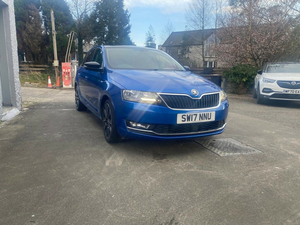Skoda Rapid Spaceback Hatchback 1.0 Tsi Se Sport 2017 Blue