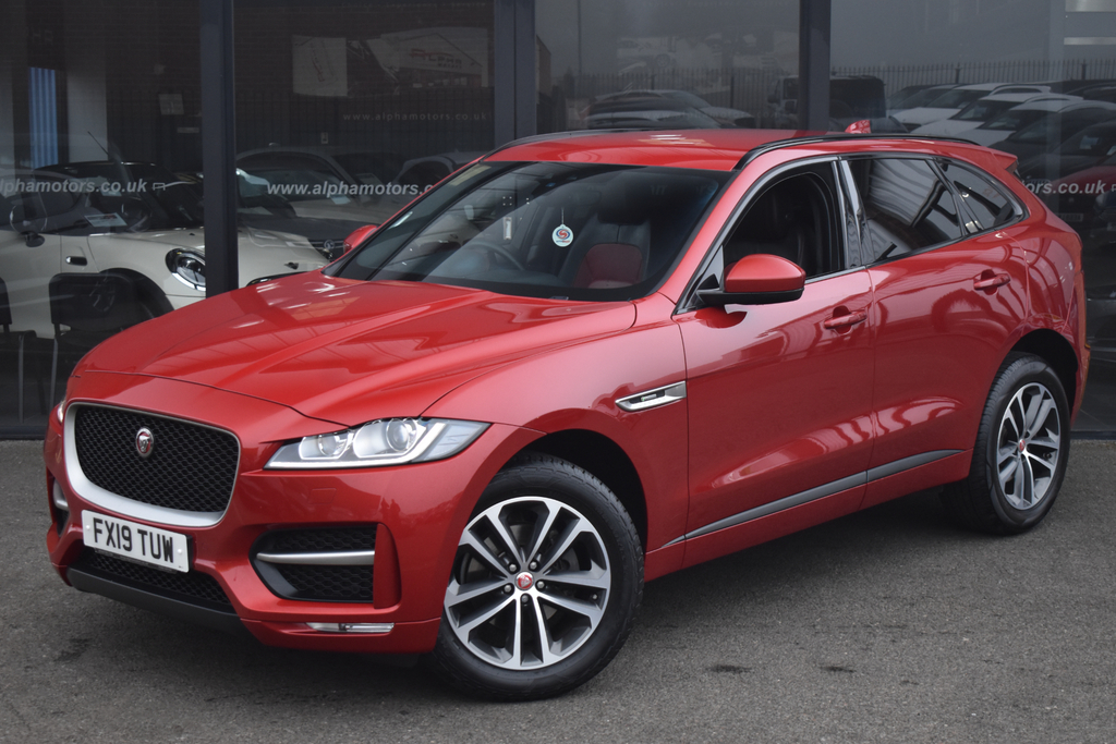 Jaguar F-Pace 2.0 D180 R-sport Suv Euro 6 Ss FX19TUW Red #4