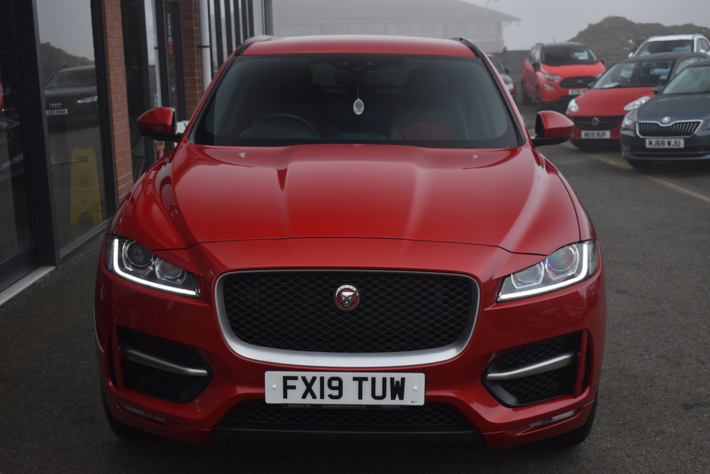 Jaguar F-Pace 2.0 D180 R-sport Suv Euro 6 Ss FX19TUW Red #3