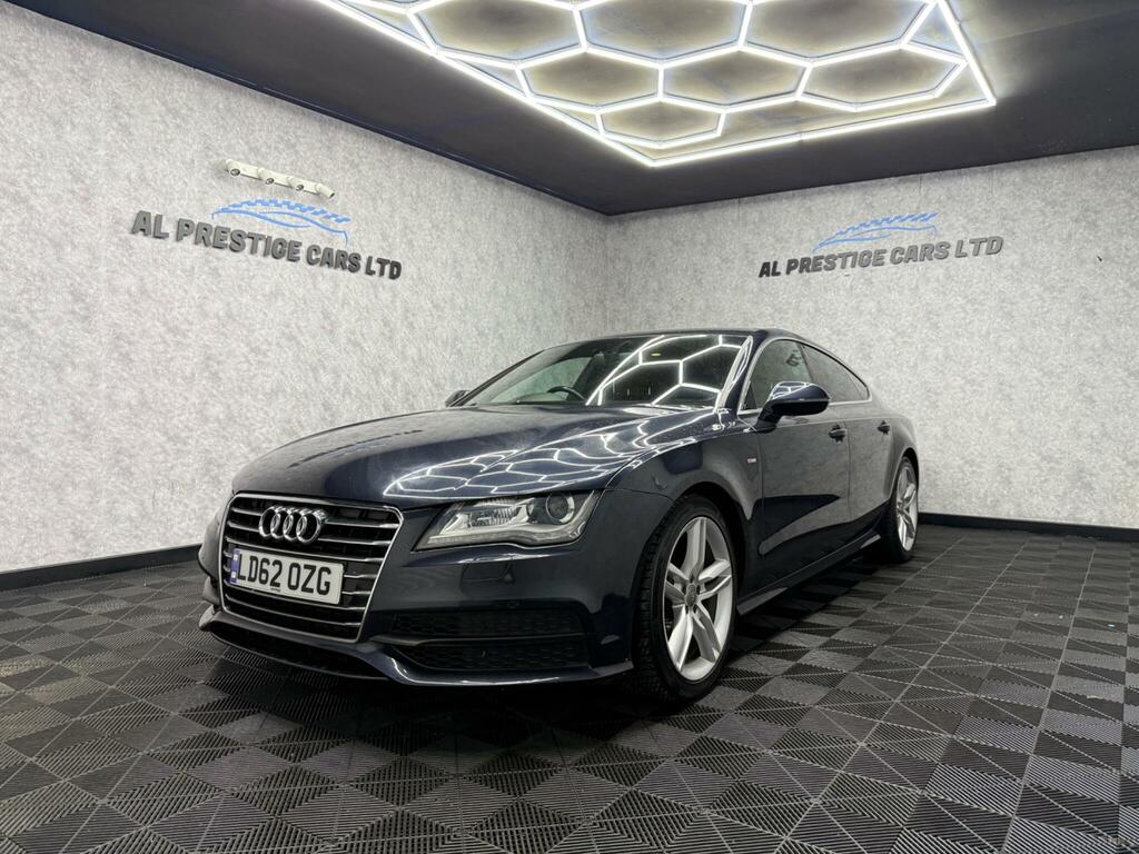 Audi A7 3.0 Tdi V6 S Line Sportback Multitronic Euro 5 S Blue