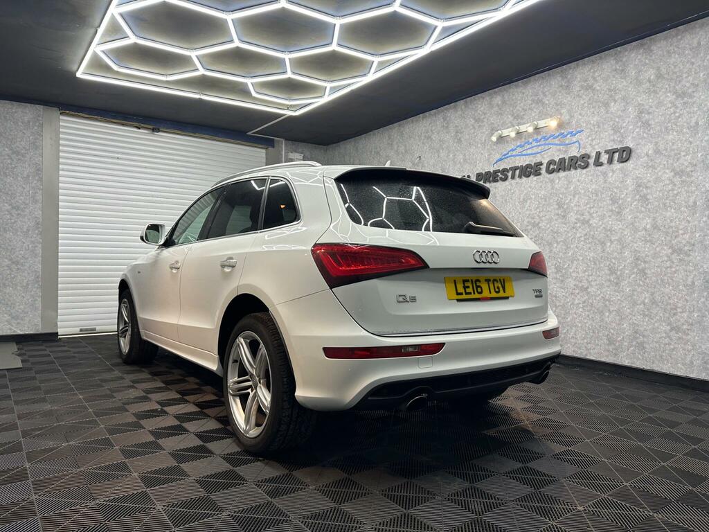 Audi Q5 2.0 Tfsi S Line Plus Tiptronic Quattro Euro 6 Ss White #6