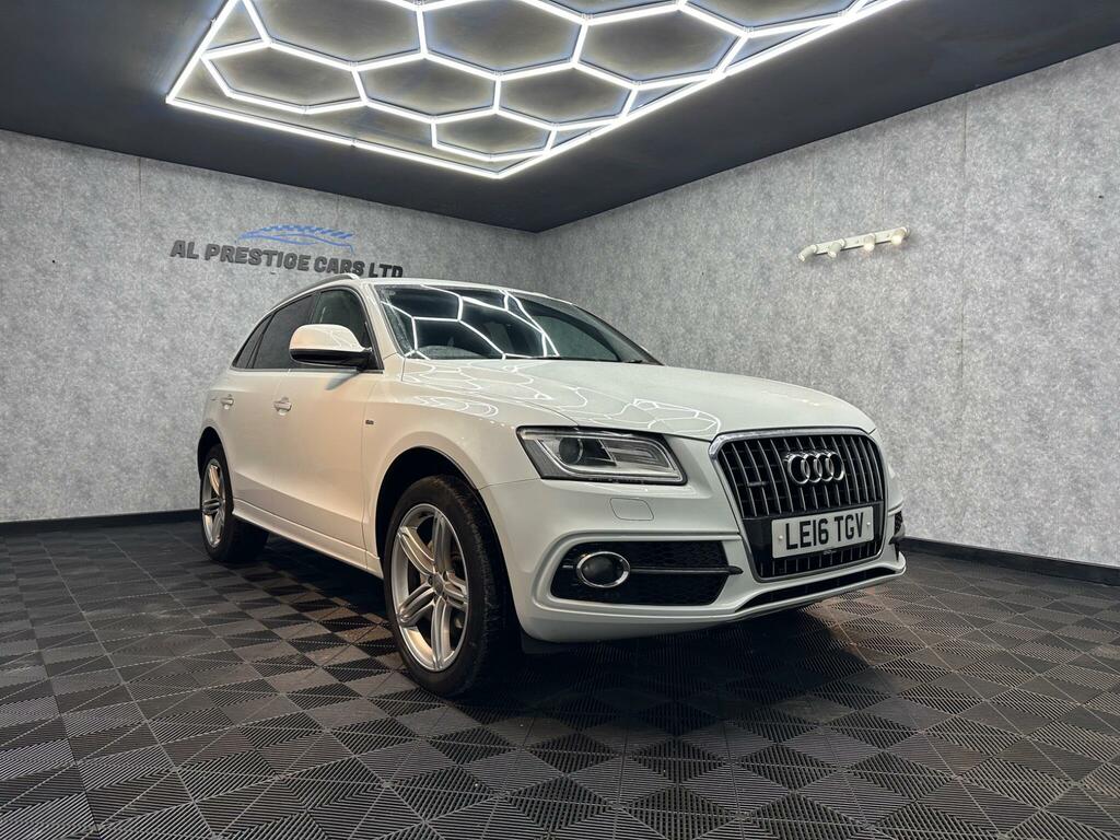 Audi Q5 2.0 Tfsi S Line Plus Tiptronic Quattro Euro 6 Ss White #5