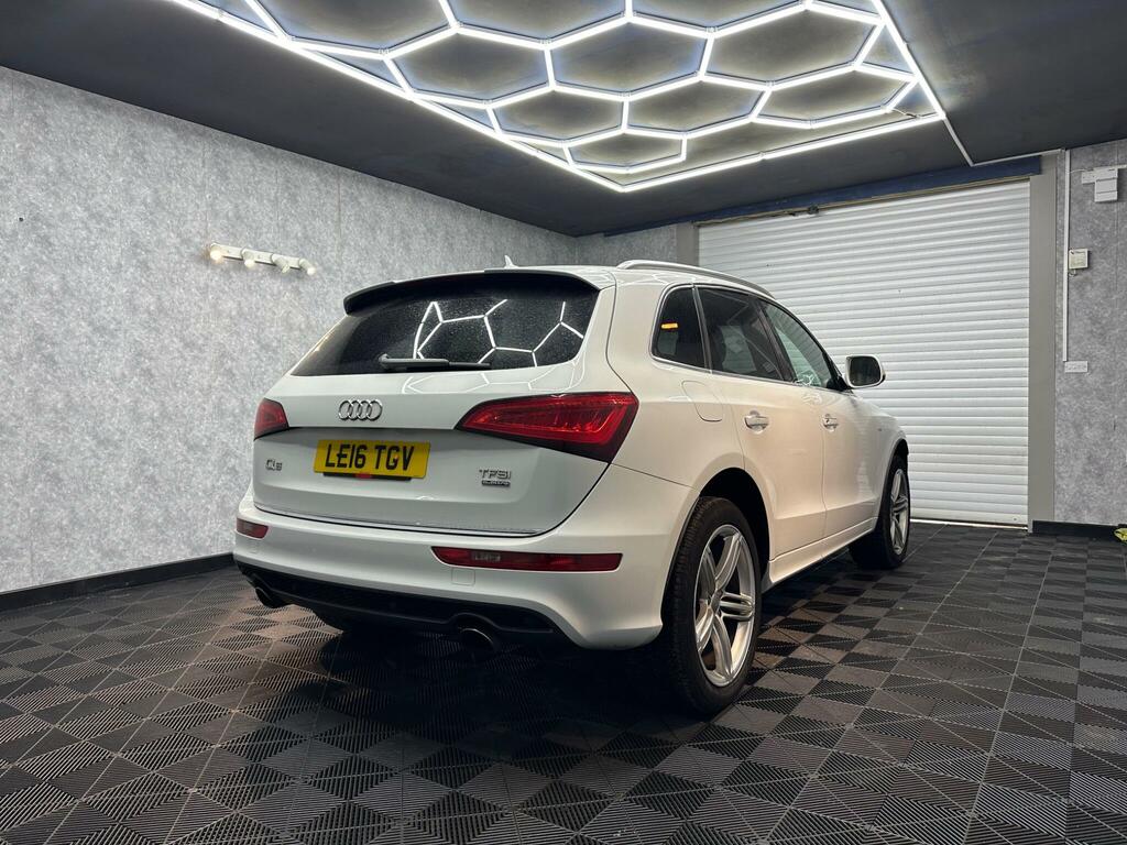 Audi Q5 2.0 Tfsi S Line Plus Tiptronic Quattro Euro 6 Ss White #4