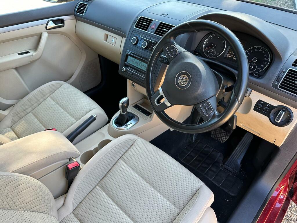 Volkswagen Touran 1.6 Tdi Se Dsg Euro 5 Red #2