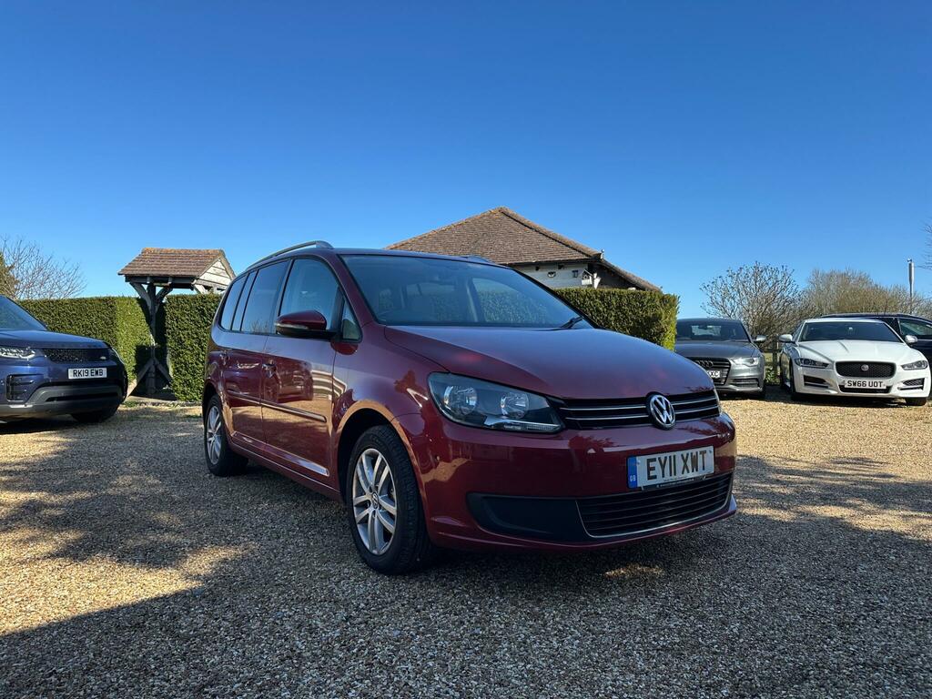 Volkswagen Touran 1.6 Tdi Se Dsg Euro 5 Red #5