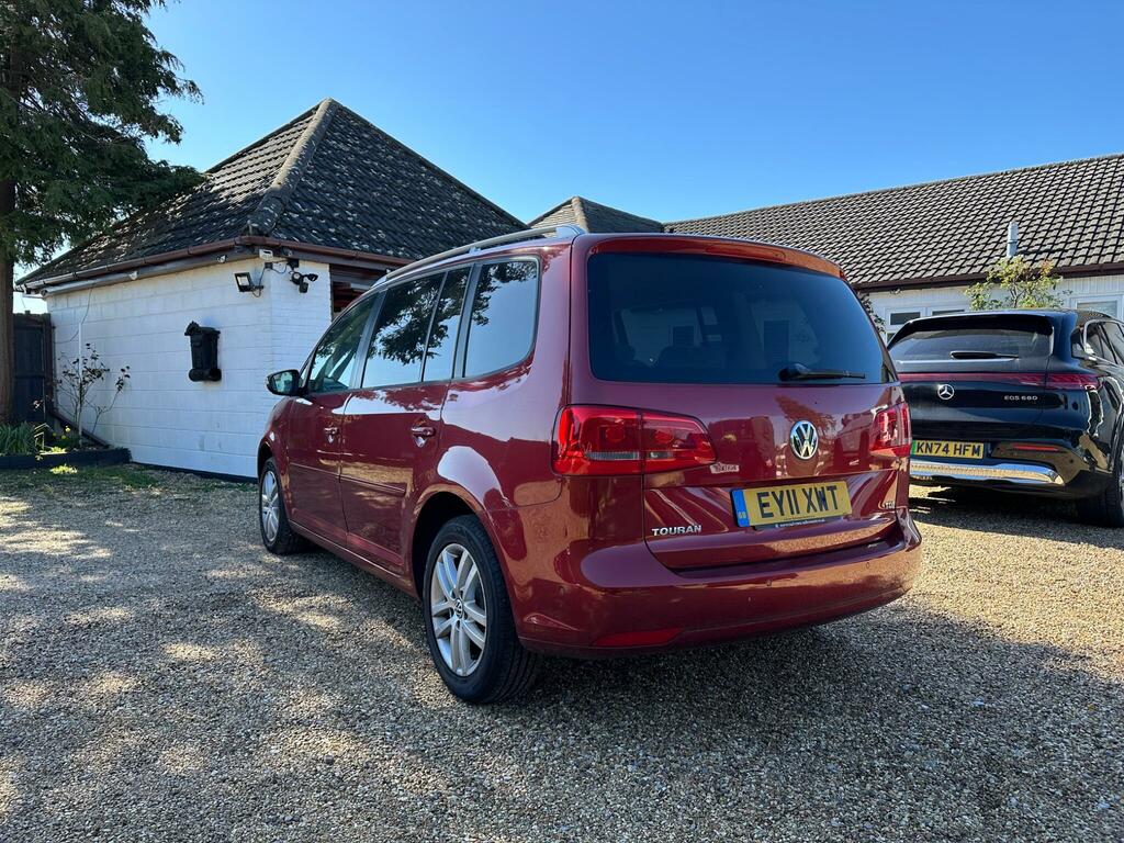 Volkswagen Touran 1.6 Tdi Se Dsg Euro 5 Red #6