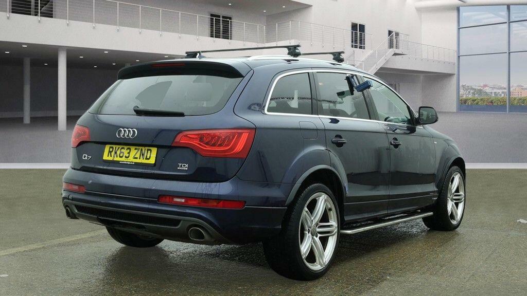 Audi Q7 3.0 Tdi V6 S Line Plus Tiptronic Quattro Euro 5 S RK63ZND Blue #4