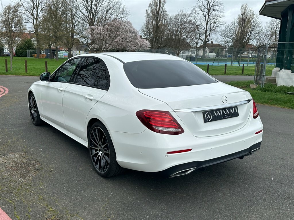Mercedes-Benz E Class D Amg Line Night Edition Premium AF69OSA White #2