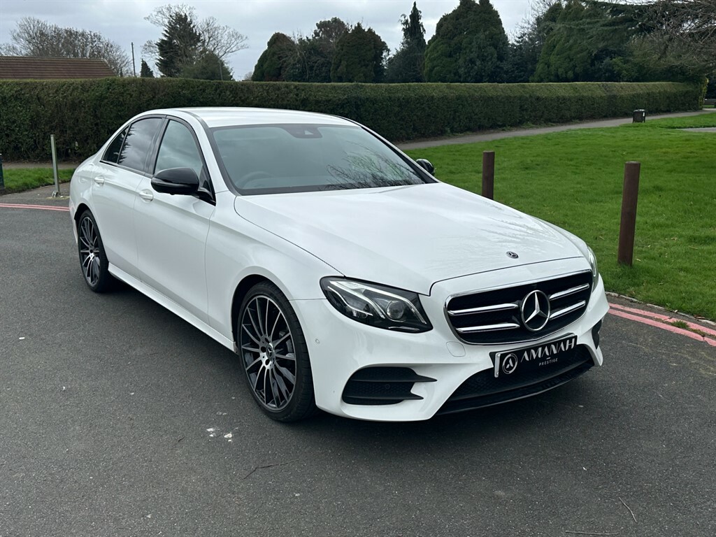 Mercedes-Benz E Class D Amg Line Night Edition Premium White