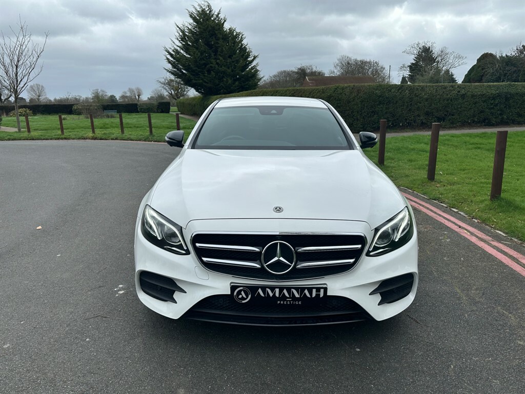 Mercedes-Benz E Class D Amg Line Night Edition Premium AF69OSA White #4