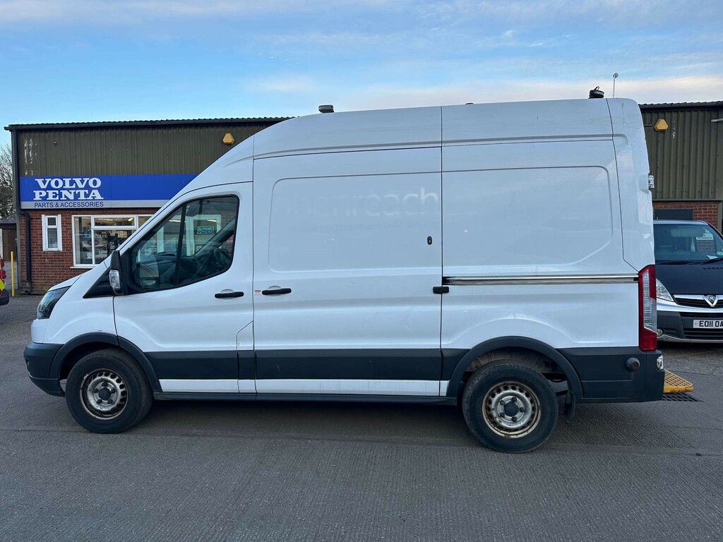 Ford Transit Custom 350 Ecoblue Panel Van Fwd L2 H3 Euro LB67ZZU White #4