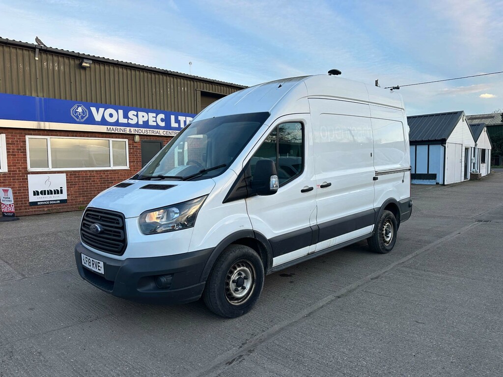 Ford Transit Custom 350 Ecoblue Panel Van Fwd L2 H3 Euro LF18RVE White #2