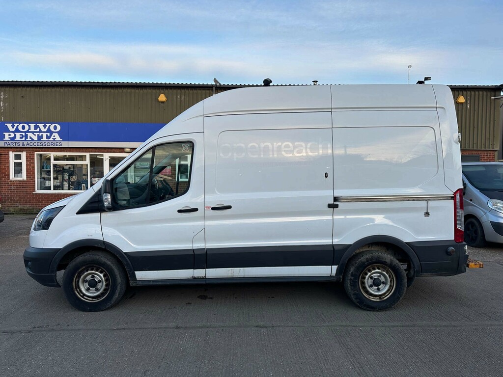 Ford Transit Custom 350 Ecoblue Panel Van Fwd L2 H3 Euro LF18RVE White #3