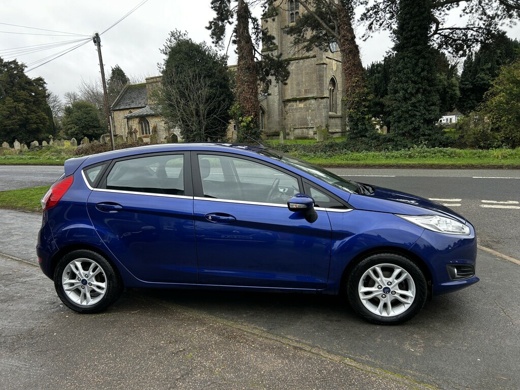 Ford Fiesta Hatchback 1.0 T Ecoboost Zetec 2016 FG16GNZ Blue #5