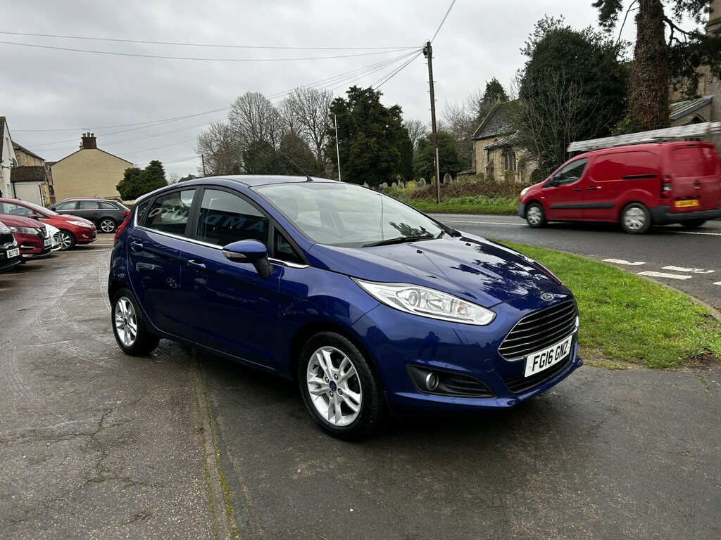 Ford Fiesta Hatchback 1.0 T Ecoboost Zetec 2016 FG16GNZ Blue #6