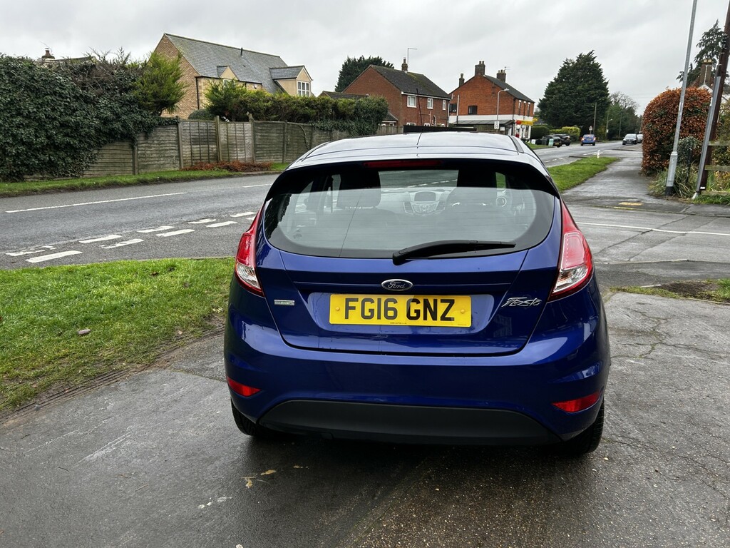 Ford Fiesta Hatchback 1.0 T Ecoboost Zetec 2016 FG16GNZ Blue #3