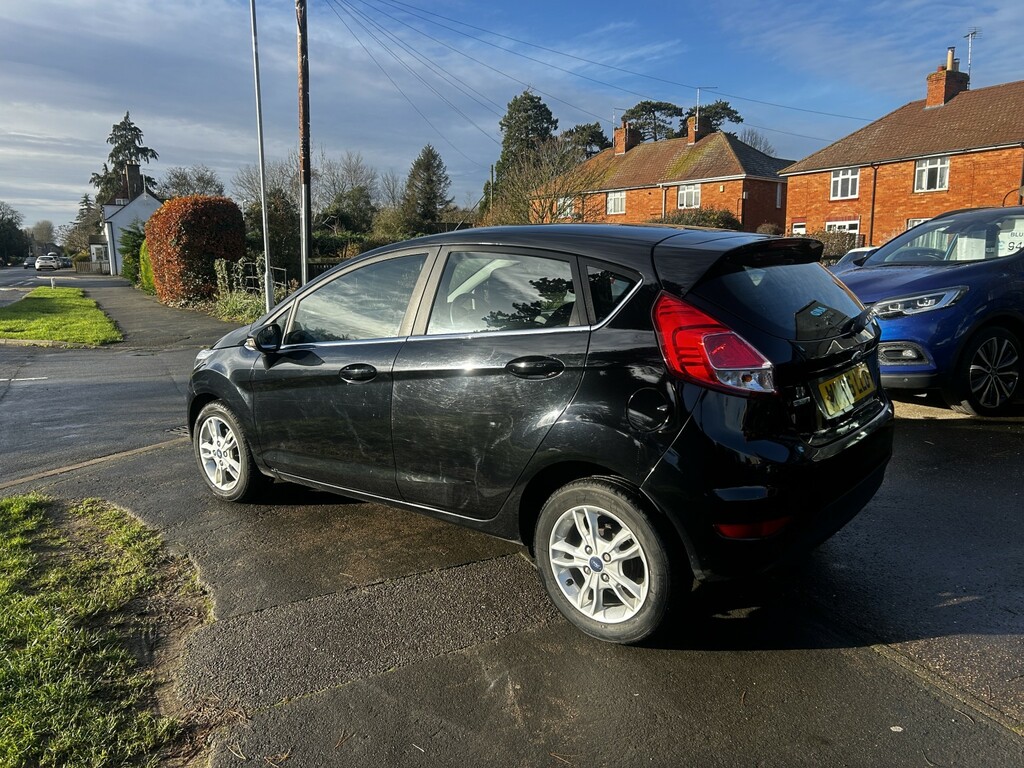 Ford Fiesta Hatchback 1.0 T Ecoboost Zetec 2016 WM65LLO Black #3