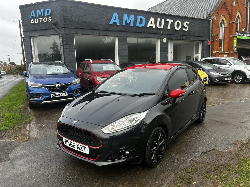 Ford Fiesta Hatchback 1.0 T Ecoboost Zetec S 2016 Black