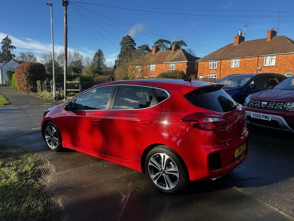 Kia Ceed Hatchback 1.6 Crdi Gt-line 2016 LJ66ZVS Red #3