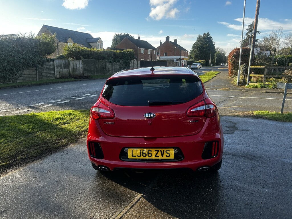 Kia Ceed Hatchback 1.6 Crdi Gt-line 2016 LJ66ZVS Red #4