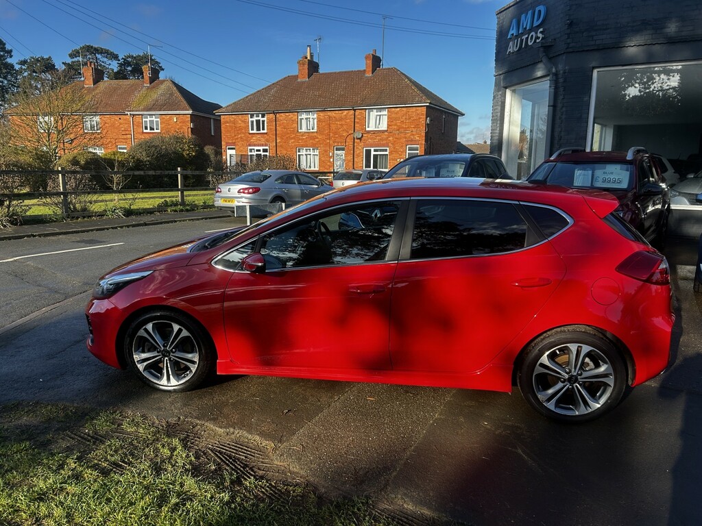 Kia Ceed Hatchback 1.6 Crdi Gt-line 2016 LJ66ZVS Red #2