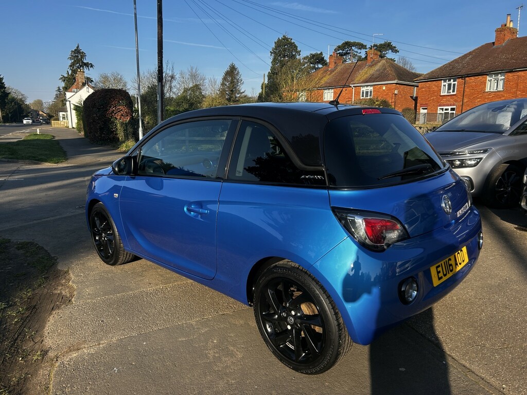 Vauxhall Adam Hatchback 1.2 I Ecoflex Energised 2016 EU16AOD Blue #3