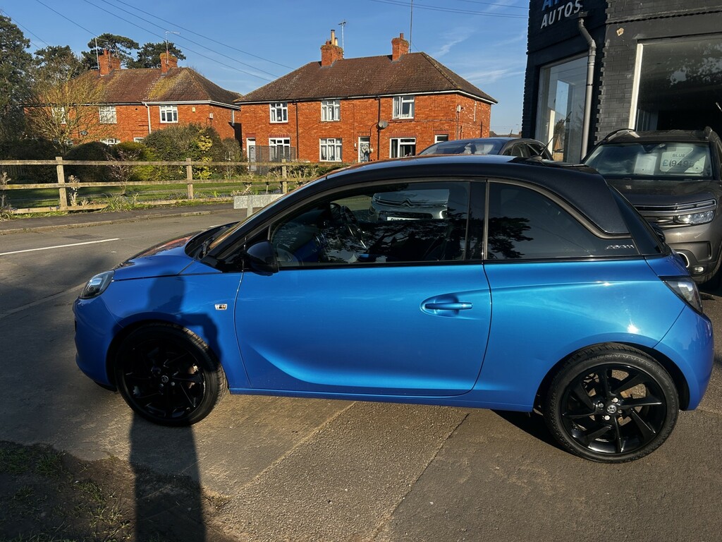 Vauxhall Adam Hatchback 1.2 I Ecoflex Energised 2016 EU16AOD Blue #2