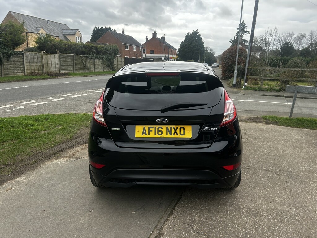 Ford Fiesta Hatchback 1.0 T Ecoboost Zetec S 2016 AF16NXO Black #4