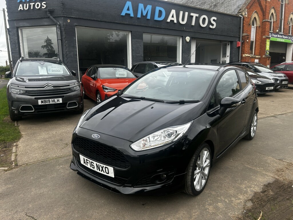 Ford Fiesta Hatchback 1.0 T Ecoboost Zetec S 2016 Black