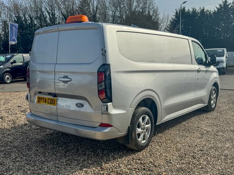 Ford Transit Custom Lwb L2h1 Low DY74CDU Silver #6