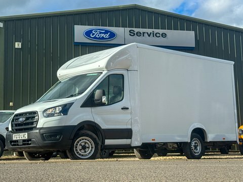 Ford Transit Custom Luton Low Loader FG72LVC White