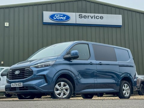 Ford Transit Custom Crew Cab Swb HJ74KZG Blue #2